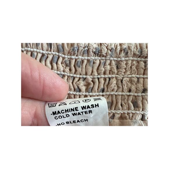 Piccino Piccina Girls 12M Pink and Gray Polka Dot Sleeveless Cotton One Piece - Picture 10 of 11